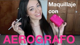 Maquillaje con Aerógrafo ♡ ¡Tú también puedes usarlo [upl. by Aiuqet]