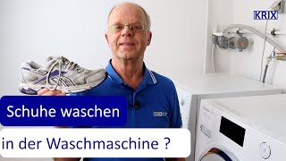 Sportschuhe in der Waschmaschine waschen [upl. by Ardnasirhc]