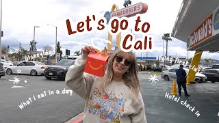 Travel to California  Disneyland Flying First Class for first time  Visiting the Oldest McDonald’s [upl. by Nosle]