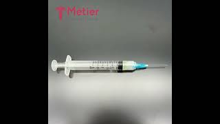 Metier Medical Safety Retractable Syringe  Safety Syringe  Luer Lock [upl. by Baptist]