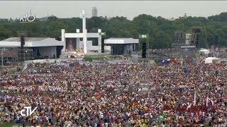 Messe douverture des XXXIe JMJ à Cracovie Pologne [upl. by Nwahsal]