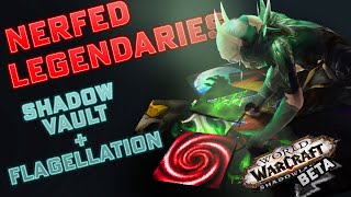 BIG ROGUE NERFS Legendary Tuning  NEW Shadow Vault  Shadowlands Beta [upl. by Aneral]