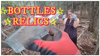 💥 2024 Bottle Digging Dump Digging 56 💥 Return Visit To An 1800s Homesite To Dig Bottles amp Relics © [upl. by Divadleahcim]