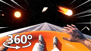 SPACE SLIDE in 360°  VR  4K [upl. by Aissenav673]