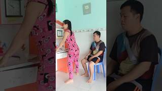 The rooster was defeated 💎😭😛🤣 funny duvlog shorts couple fun wife family 18 tháng 9 2024 [upl. by Yerrot459]