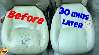 Repair Tears Holes or Cracks in Leather or Vinyl with Filler Putty [upl. by Eindys398]