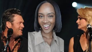 FIRST TIME REACTING TO  MIRANDA LAMBERT amp BLAKE SHELTON quotOVER YOUquot LIVE  REACTION [upl. by Leitman]