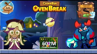 Cookie Run Ovenbreak  Bellflower Cookie amp Pet Max  Lands End 602M [upl. by Enrica974]