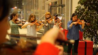 Flash Mob at the Bank of America Tower  CMC  NY  Chamber Music at Its Best [upl. by Alin]