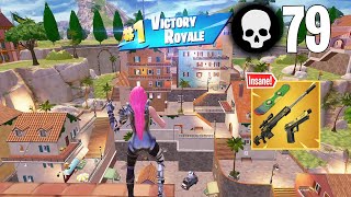 79 Elimination Solo vs Squads Wins Fortnite Chapter 5 Gameplay Ps4 Controller [upl. by Audrye112]