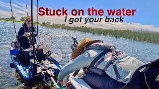 Helping a stranded Kayaker while Bass Fishing [upl. by Zrike]