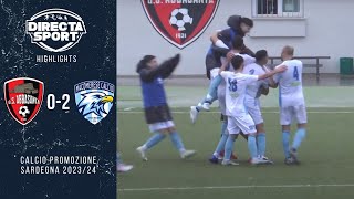 Calcio Promozione Gir B  AbbasantaMacomerese 02 Highlights [upl. by Alphonsa902]