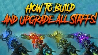 HOW TO BUILD AND UPGRADE ALL STAFFS IN ORIGINS EASY Zombies Chronicles [upl. by Dorisa563]