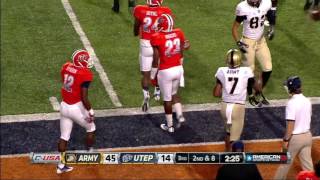 Highlights Army Football vs UTEP 91716 [upl. by Eliam]