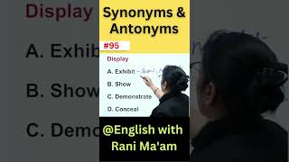 Display  Vocab  Synonyms amp Antonyms  UC LIVE [upl. by Lorene]