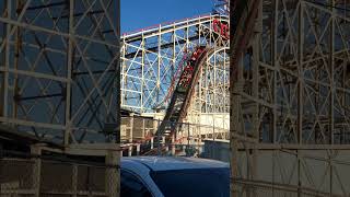 NYC  THE CYCLONE at Coney Island Lunapark [upl. by Gwyn252]