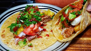 HOW TO MAKE EASY PORK TACOSPork Taco Step by Step Recipe [upl. by Adnahsar335]