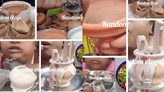 ASMRmukbangClay bites with paste foryouNeelu eating vlog💣😇😜 [upl. by Ellison167]