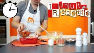 1 Minute 1 Recette  Clafoutis tomates cerise [upl. by Simeon879]