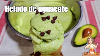 HELADO DE AGUACATE 🥑🥑🍦cremosito con sólo 3 ingredientes [upl. by Arin406]