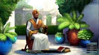 Civilization V Leader  Harun alRashid of Arabia [upl. by Nelo]