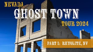 NEVADA GHOST TOWN TOUR 2024  Part One Rhyolite NV Goldwell Museum Southern Nevada Ghost Town Tour [upl. by Peugia]