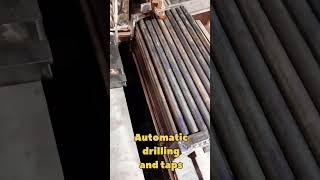 Fully Automatic CNC Setup Shafting Bars Drilling And Threading materialhandling cnc [upl. by Queenie962]