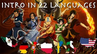 THE LAST AIRBENDER  Intro in 22 languages [upl. by Elbertine736]