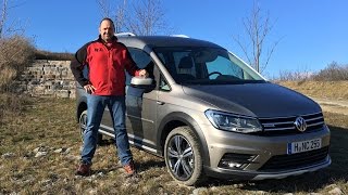 VW Caddy Alltrack 2016  TDI  Allrad  4Motion  Test [upl. by Lesya218]