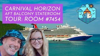 Carnival Horizon Havana Balcony Stateroom 7454 Tour cruiseship carnivalcruise [upl. by Zsolway422]