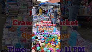 Crawford Market Shopping crawfordmarket mumbaistreetshopping streetshopping mumbaimarket [upl. by Yrrej]