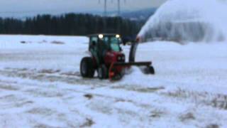 Vestas Hydromann Snowline Snowblower 3120 [upl. by Anawat]