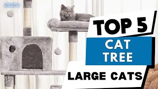 Top 5 Best Cat Tree for Large Cats in 2024  Cat Tree House  Large Cat Tree amp Multi Scratches Parts [upl. by Mayrim]