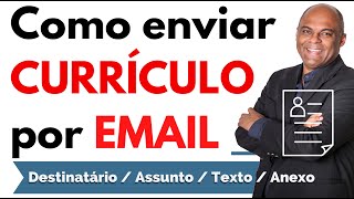 Como enviar currículo por email para primeiro emprego ou jovem aprendiz [upl. by Meredithe]