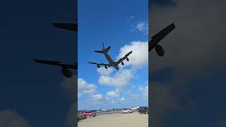 USAF KC135 Stratotanker landing At Aguadilla Airport [upl. by Atenaz961]