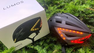 LUMOS Kickstart Helmet with LED Lights amp Turn Signals [upl. by Enilrek946]