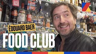 Édouard Baer  Je vais imbiber votre alcool à coup de gras   Food Club  Konbini [upl. by Leumek]