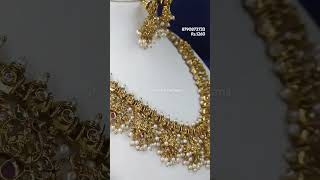 ❤️ Beautiful trendy necklace Rs1260  WhatsApp no8790873733 [upl. by Lemmor]