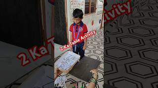 2 ka table activity for nursery class trending activity school trendingshorts schoolactivity [upl. by Hussar149]