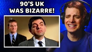 American Reacts to Funny 90s UK Ads [upl. by Yxor]