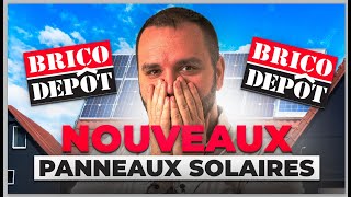 Test  Nouveau Panneau solaire BRICO DEPOT  Mieux que les panneaux SUNOLOGY et LIDL [upl. by Litman]