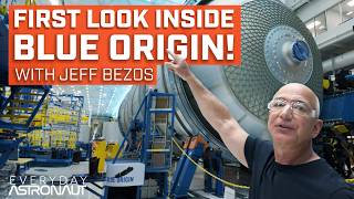 First Look Inside Blue Origins New Glenn Factory w Jeff Bezos [upl. by Anirat]