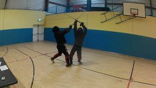 Medieval German Longsword Fencing the 5 Master Strikes [upl. by Olivia550]