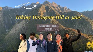 Summiting Maragang Hill Kundasang with Grade A company  Hiking at 3am [upl. by Calondra898]