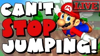 Super Mario 64 Always Jumping Challenge LIVE [upl. by Amadas]