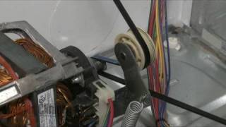 How to Replace a Kenmore Electric Dryer Idler Pulley [upl. by Heda]