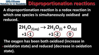 R321 Disproportionation reactions [upl. by Einnol530]