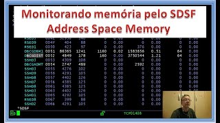 Monitorando memória pelo SDSF  Address Space Memory [upl. by Tyre]