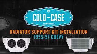 Tri5 Chevy Cold Case Radiator Support Installation [upl. by Bluhm]