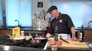 Gorgonzola Red Wine Lamb Burgers [upl. by Conlee]